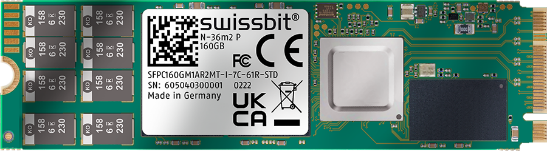 Swissbit Ƴ PCIe-SSD N-30m2 洢ߴ 4 TB ĸ NVMe SSDҪΪϿĹҵӦ