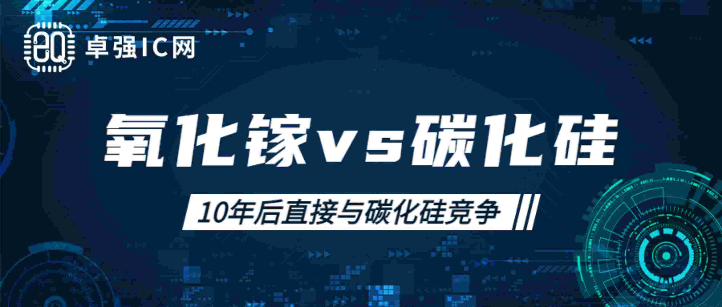 卓强芯视野: 氧化镓:10年后将直接与碳化硅竞争 卓强芯视野: 氧化镓:10年后将直接与碳化硅竞争
