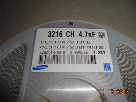 ԭװմɵCL31C472JBNE 1206 NPO 472J 50V