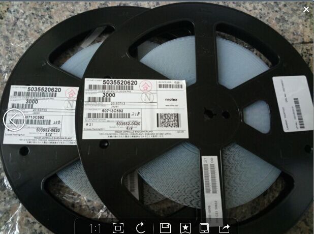 正品MOLEX连接器503552-0620