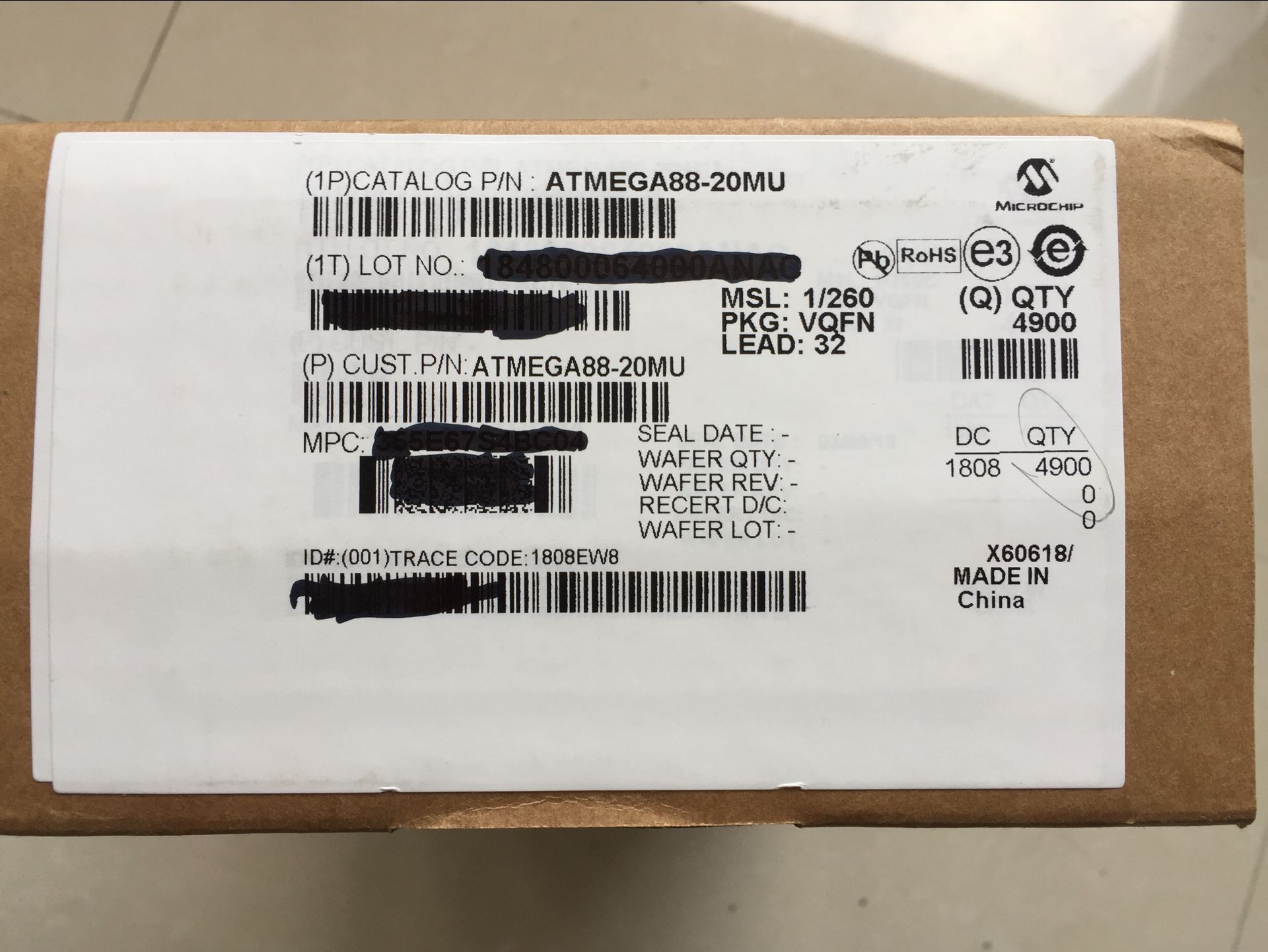 ATMEGA88-20MUȫԭװֻ̨