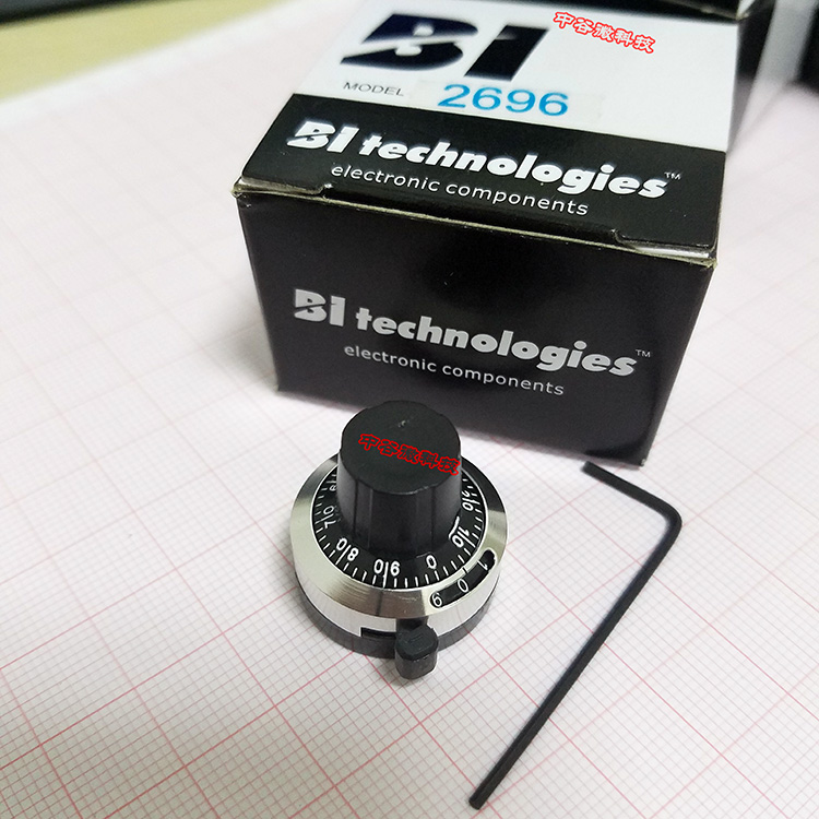 原装正品BI 2696旋钮 多圈精密电位器旋钮刻度盘 可配3590 MOD534