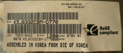 K5J6332CBM-D770