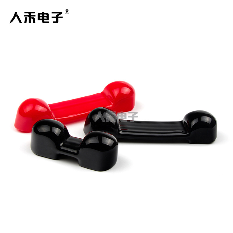 人禾电子26*105mm蓄电池铜排保护套 蓄电池连接片保护套