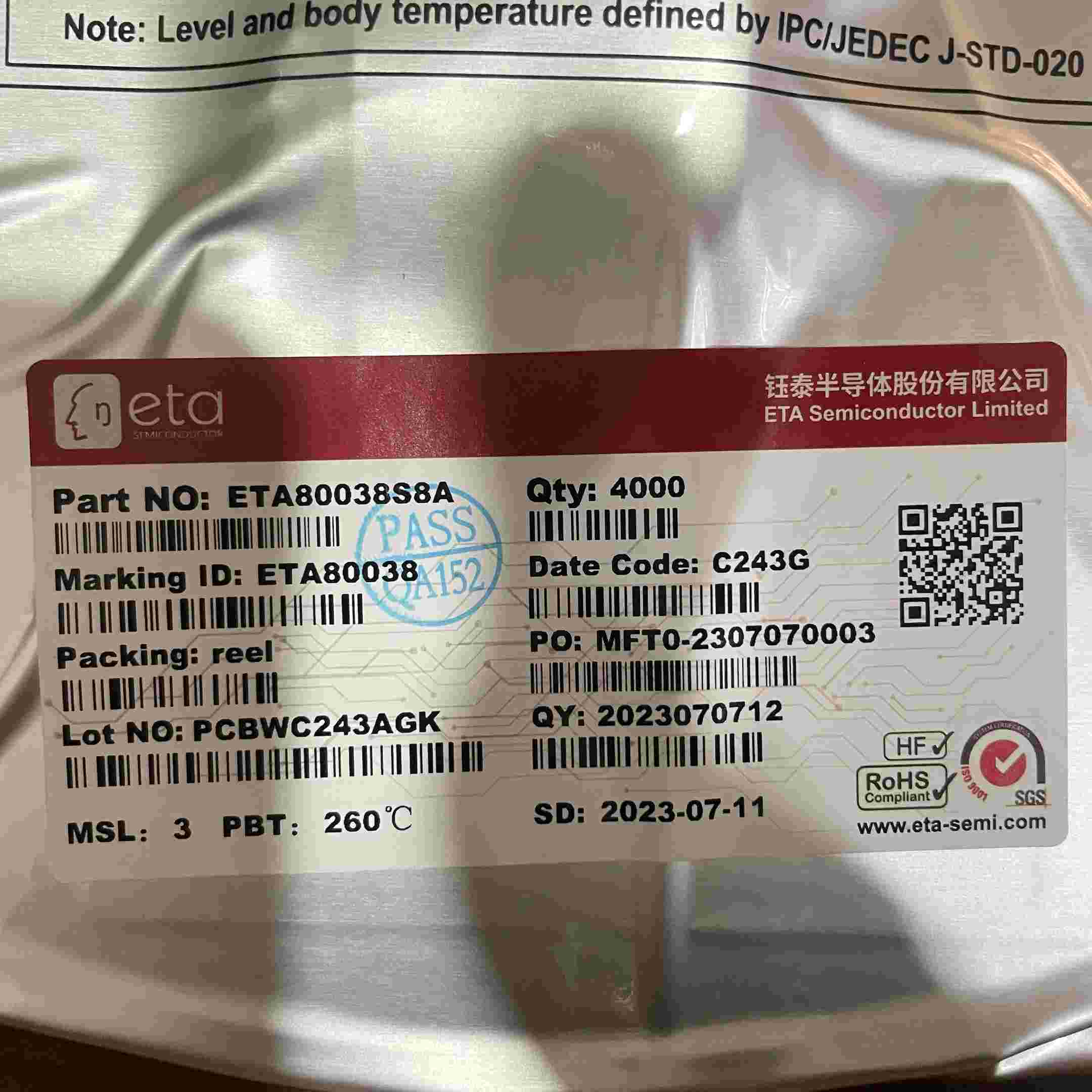 ETA80038S8A